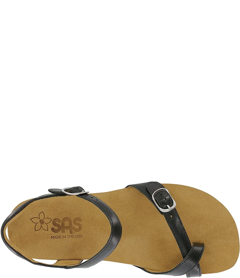 SAS Pampa Leather Ankle Wrap Sandals