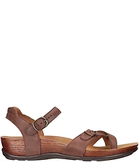 SAS Pampa Leather Ankle Wrap Sandals