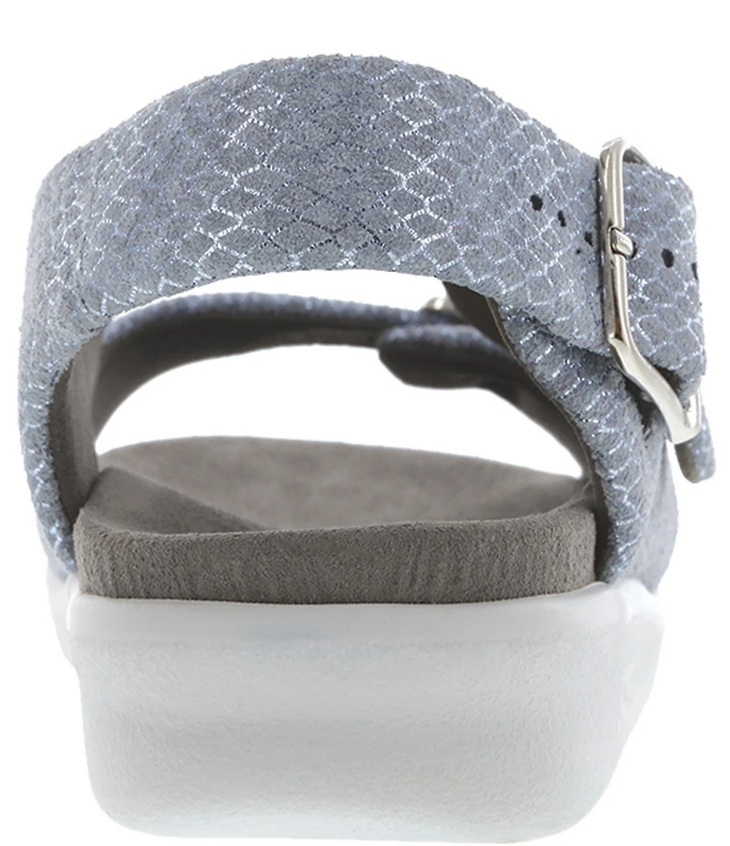 SAS Relaxed Leather Buckle Strap Sandals