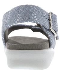 SAS Relaxed Leather Buckle Strap Sandals