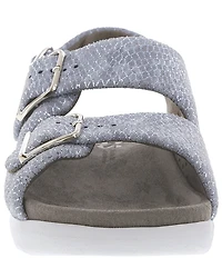 SAS Relaxed Leather Buckle Strap Sandals