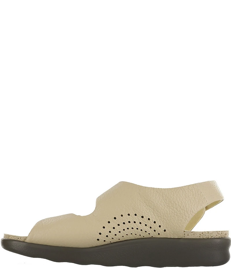 SAS Relaxed Leather Buckle Strap Dad Sandals