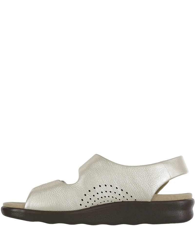 SAS Relaxed Leather Buckle Strap Dad Sandals