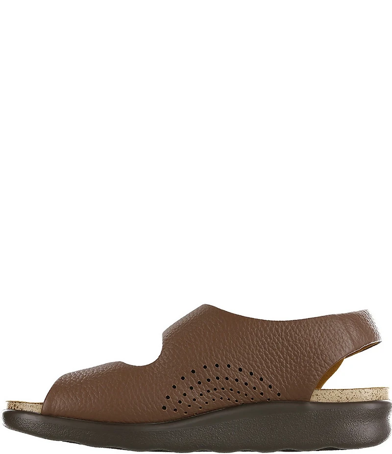 SAS Relaxed Leather Buckle Strap Dad Sandals