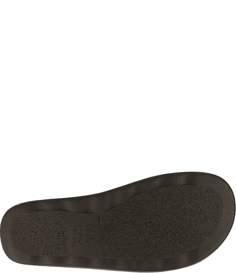 SAS Relaxed Leather Buckle Strap Dad Sandals