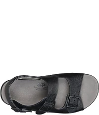 SAS Relaxed Leather Buckle Strap Dad Sandals