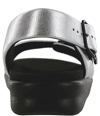 SAS Relaxed Leather Buckle Strap Sandals