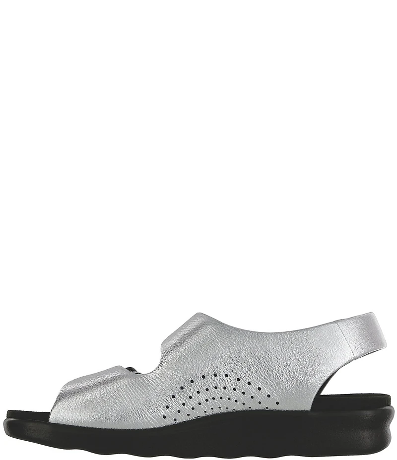 SAS Relaxed Leather Buckle Strap Sandals