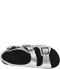 SAS Relaxed Leather Buckle Strap Sandals