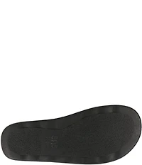 SAS Relaxed Printed Leather Buckle Strap Sandals