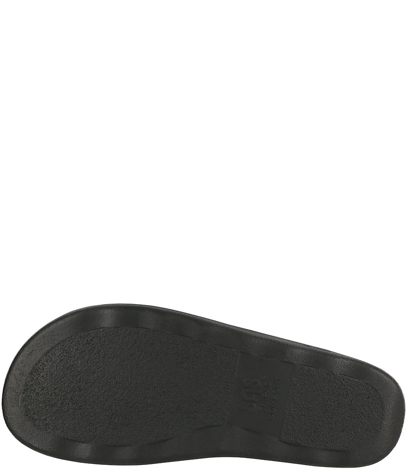 SAS Relaxed Printed Metallic Leather Buckle Strap Dad Sandals