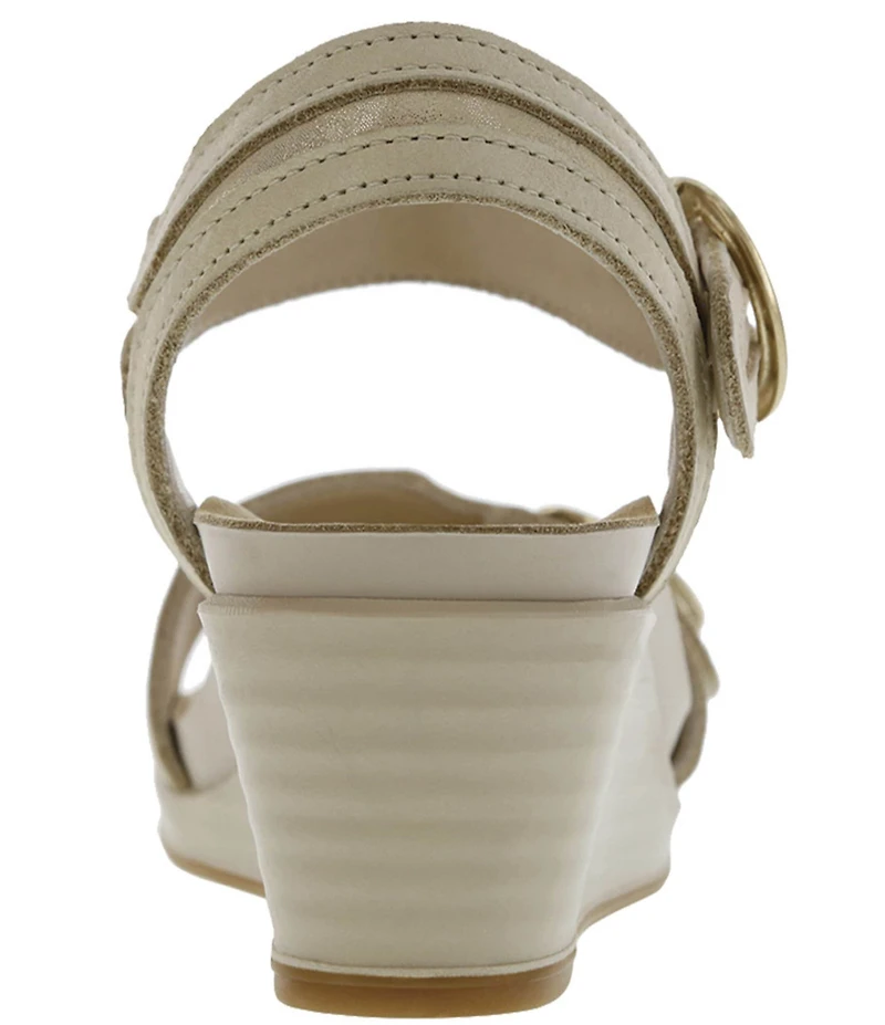 SAS Seight Leather Wedge Sandals