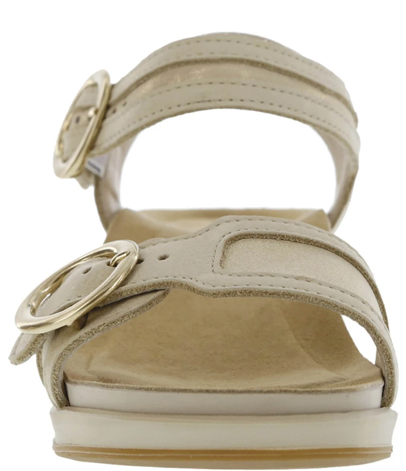 SAS Seight Leather Wedge Sandals