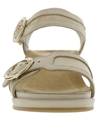 SAS Seight Leather Wedge Sandals