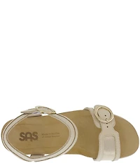 SAS Seight Leather Wedge Sandals