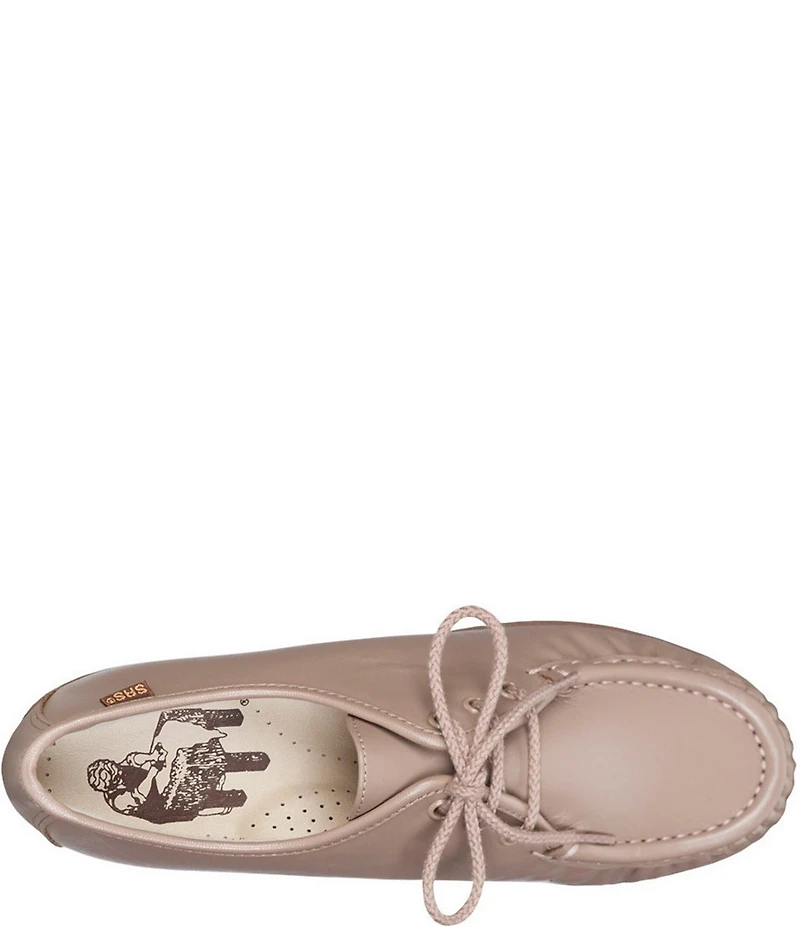 SAS Siesta Leather Wedge Oxfords