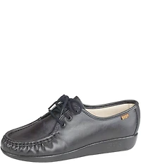 SAS Siesta Leather Wedge Oxfords