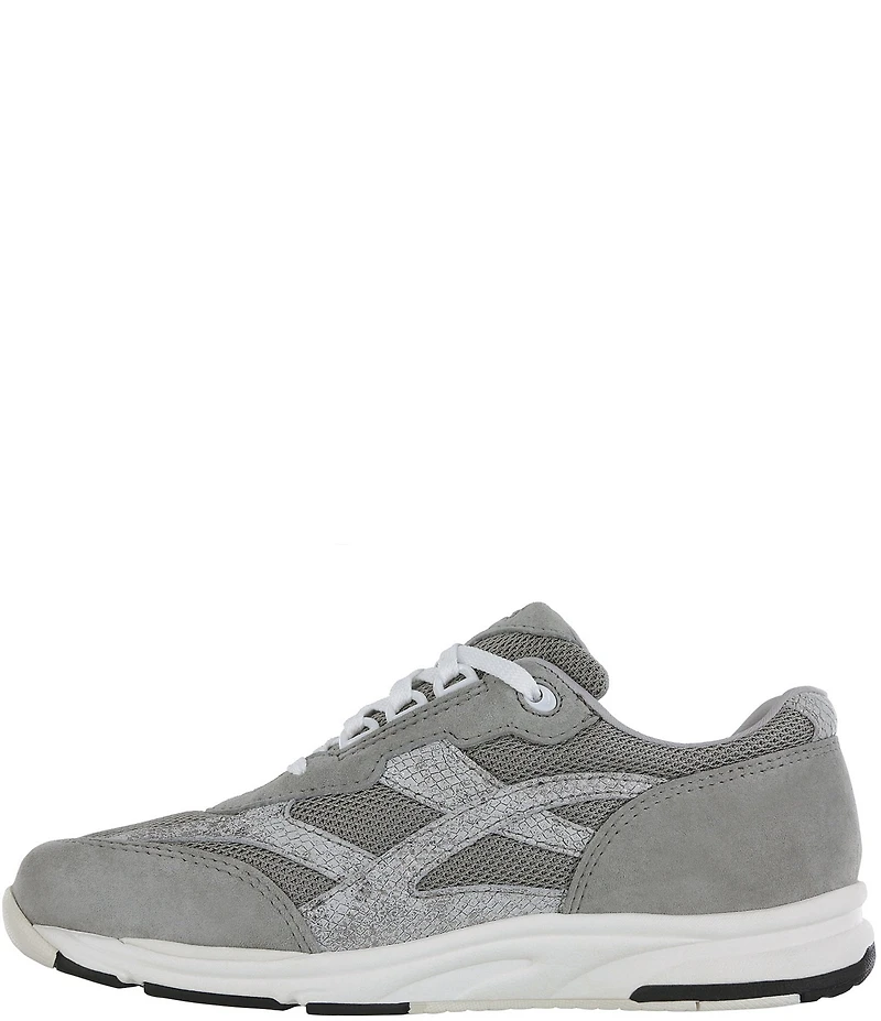 SAS Tour Leather Mesh Lizard Print Sneakers