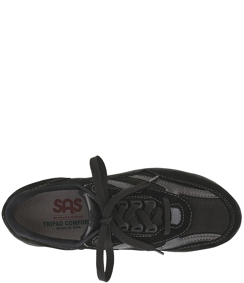 SAS Tour Leather and Mesh Wedge Sneakers