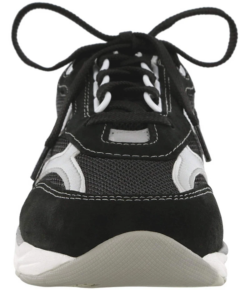 SAS Tour Leather and Mesh Wedge Sneakers