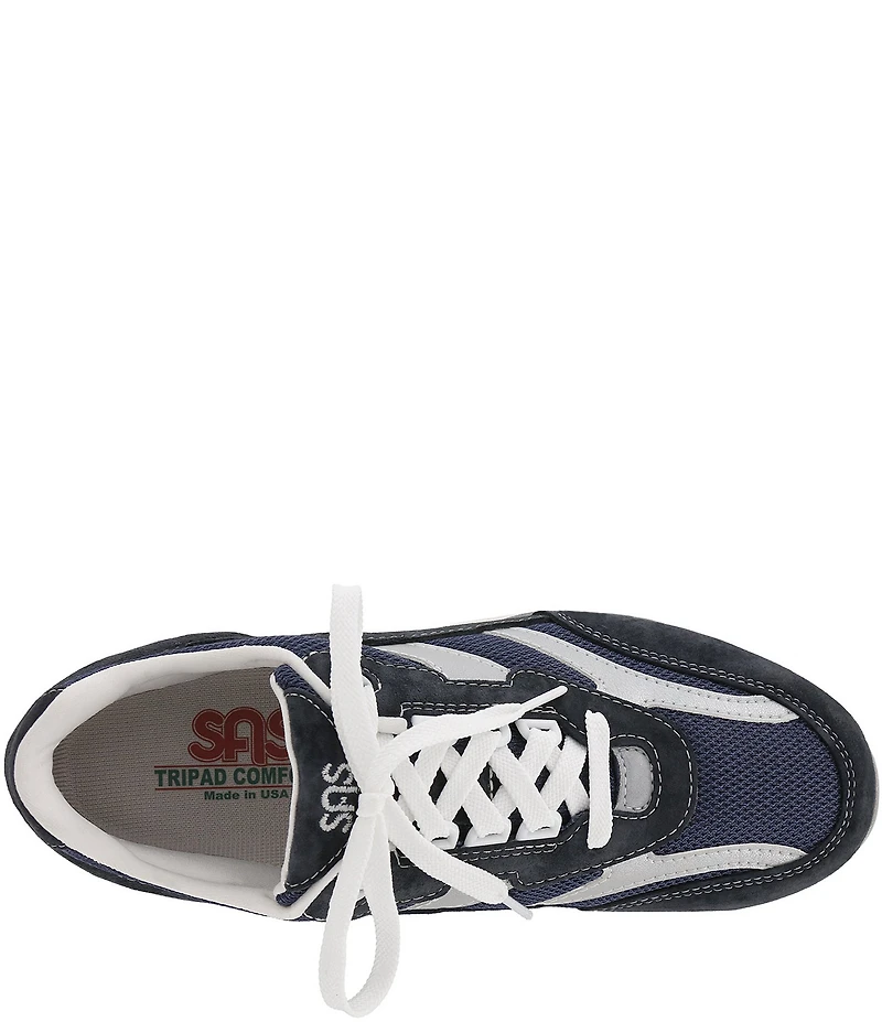 SAS Tour Leather and Mesh Wedge Sneakers