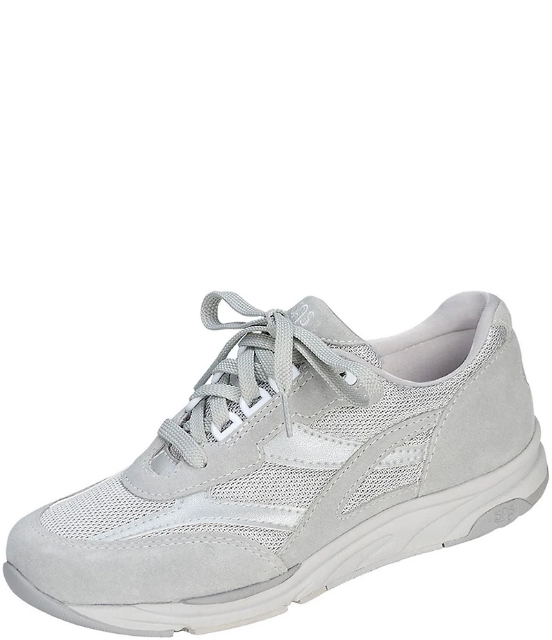 SAS Tour Leather and Mesh Wedge Sneakers