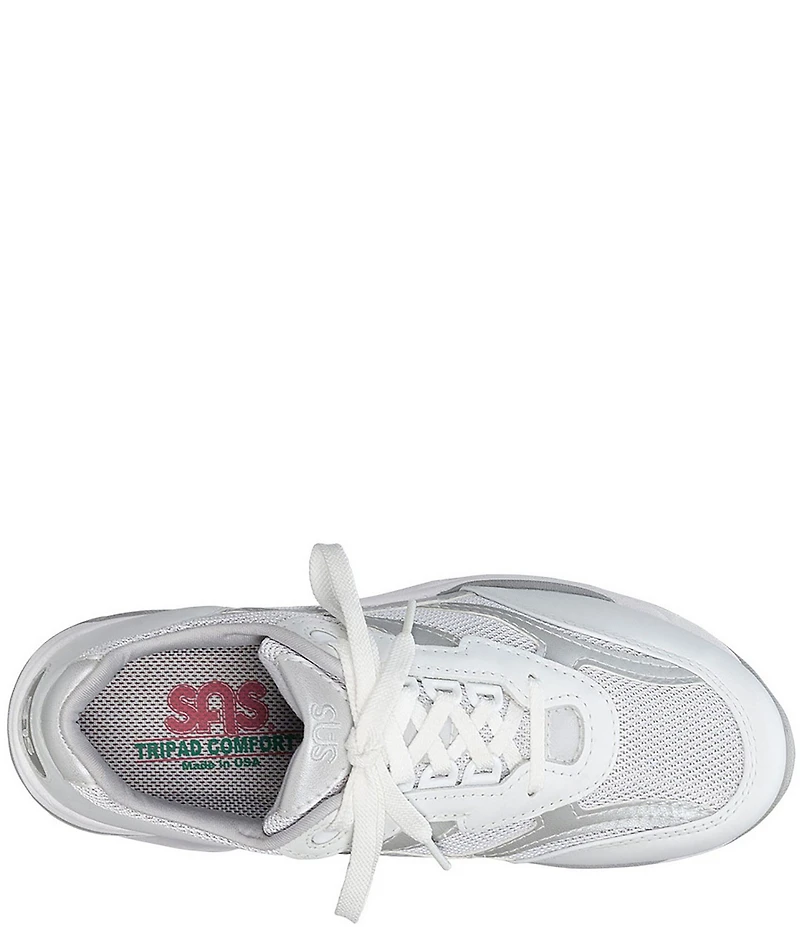 SAS Tour Leather and Mesh Wedge Sneakers