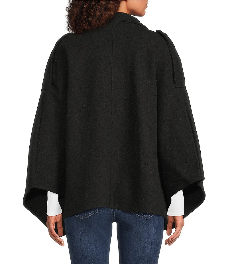 SASSO + SMYTH Belted Button Cape
