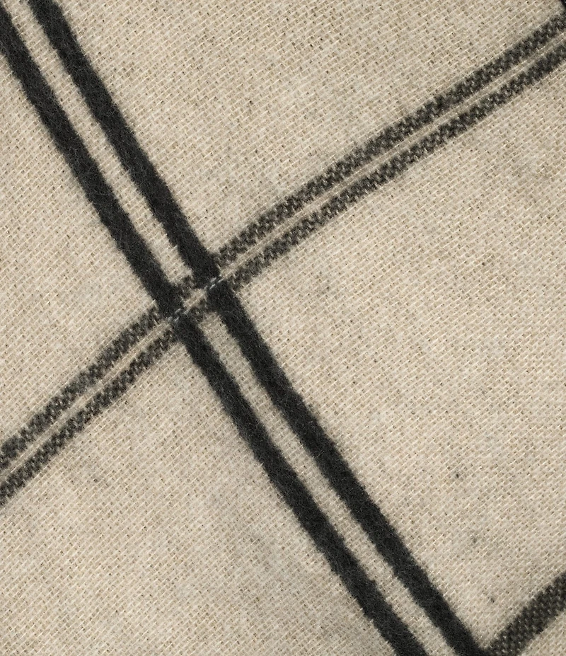 SASSO + SMYTH Block Plaid Reversible Topper