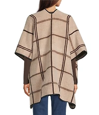 SASSO + SMYTH Block Plaid Reversible Topper