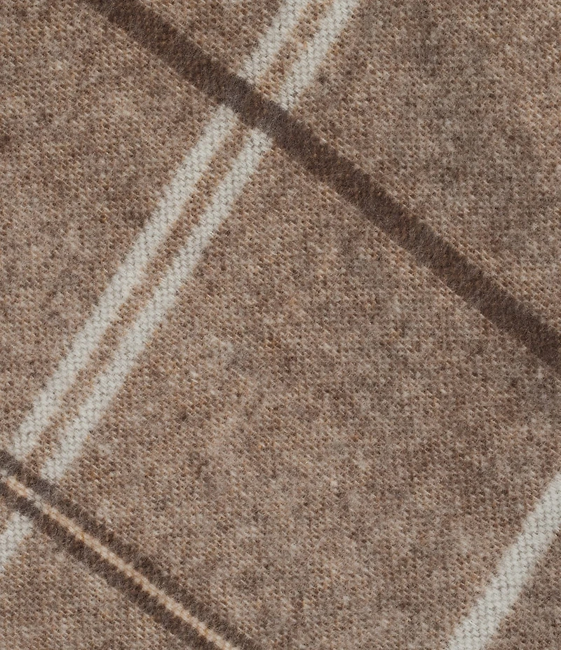 SASSO + SMYTH Block Plaid Reversible Topper