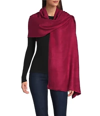 SASSO + SMYTH Cashmere Solid Scarf Wrap