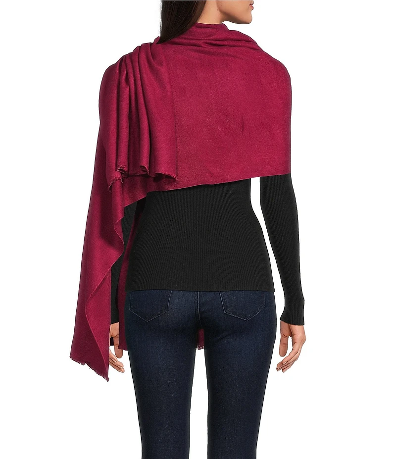 SASSO + SMYTH Cashmere Solid Scarf Wrap