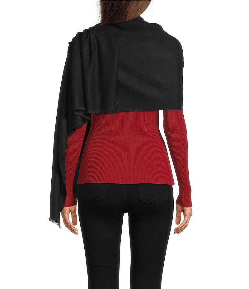 SASSO + SMYTH Cashmere Solid Scarf Wrap