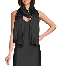 SASSO + SMYTH Crinkle Silk Scarf Wrap