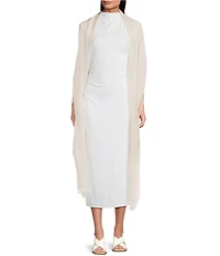 SASSO + SMYTH Cross Weave Solid Wrap