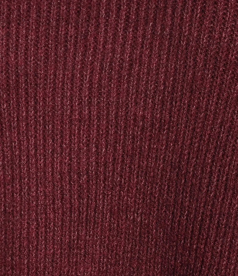 SASSO + SMYTH Double Collar Ribbed Topper