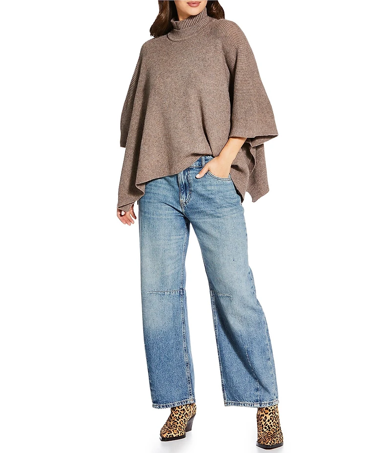 SASSO + SMYTH Double Collar Ribbed Topper