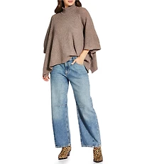 SASSO + SMYTH Double Collar Ribbed Topper