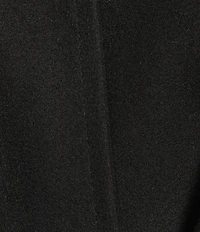 SASSO + SMYTH Faux Fur Solid Belted Topper