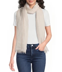 SASSO + SMYTH Linen Stripe Linen Evening Scarf