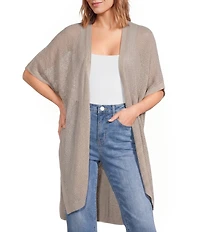 SASSO + SMYTH Open Weave Knit Kimono