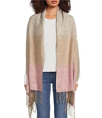 SASSO + SMYTH Paisley Ombre Scarf Wrap