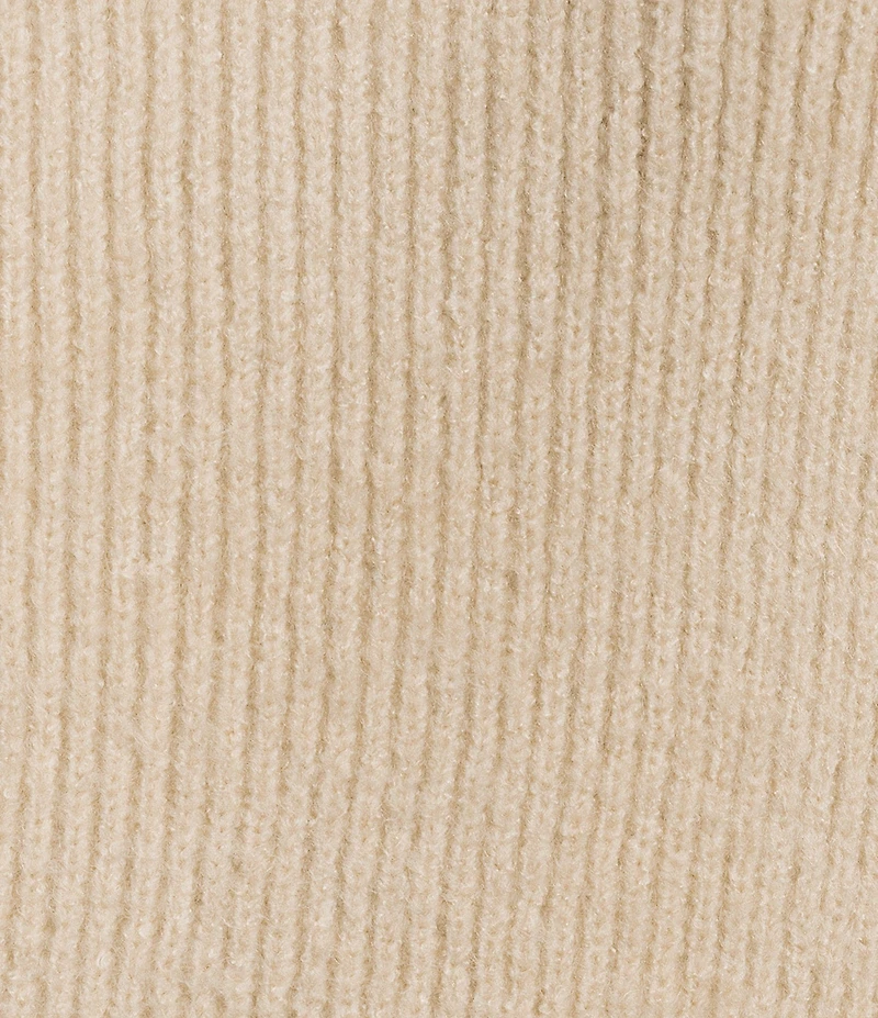 SASSO + SMYTH Ribbed Knit Scalloped Hem Topper