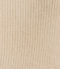 SASSO + SMYTH Ribbed Knit Scalloped Hem Topper