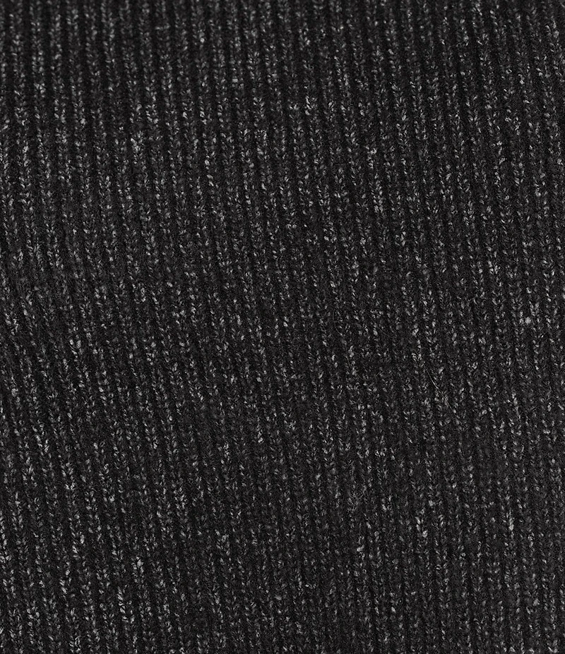 SASSO + SMYTH Ribbed Knit Scalloped Hem Topper