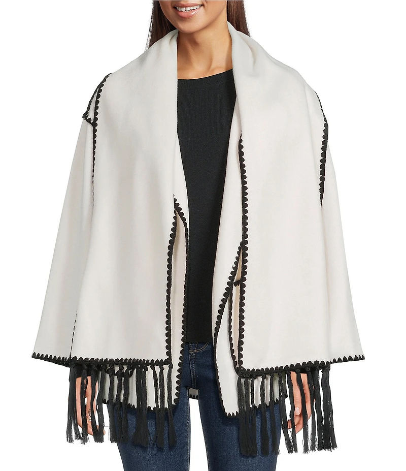 SASSO + SMYTH Stitch Edge Jacket Scarf Set