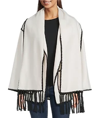 SASSO + SMYTH Stitch Edge Jacket Scarf Set