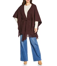 SASSO + SMYTH Tie Knit Kimono