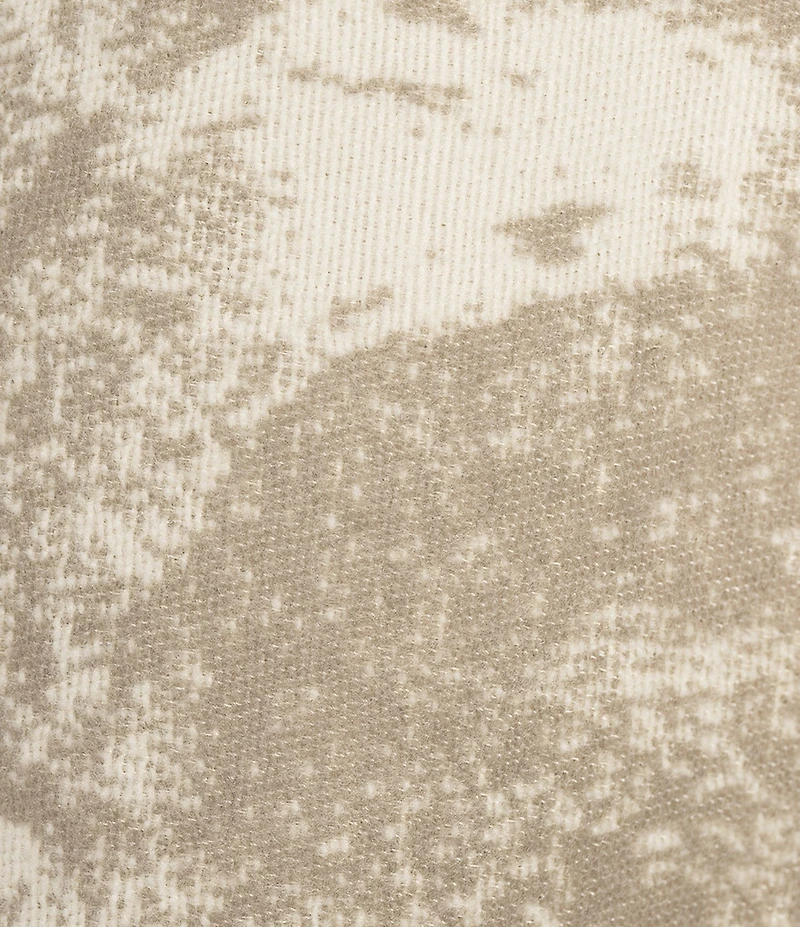 SASSO + SMYTH Toile Trees Fringe Detail Scarf Wrap